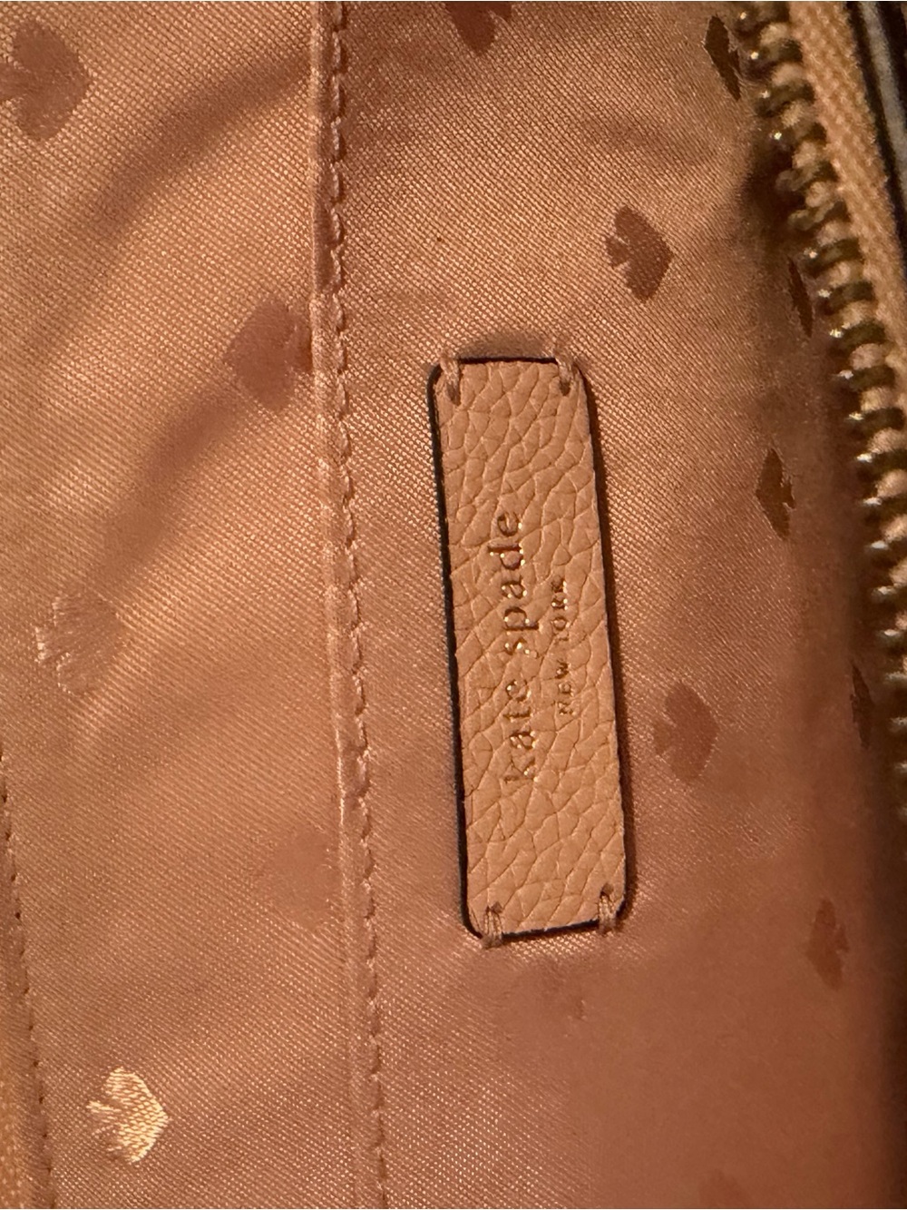 kate spade Blush Pink Leather Crossbody with Flamingo Patch - Picture 10 of 10